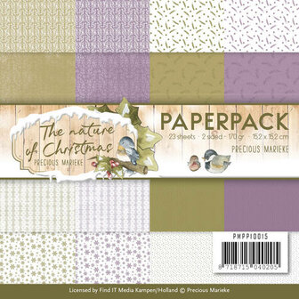 PMPP10015 Paperpack - Precious Marieke - The Nature of Christmas