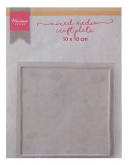 Marianne D Tools MM craft plate vierkant 10 cm LR0017