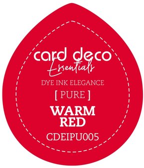 Card Deco Essentials Fade-Resistant Dye Ink Warm Red