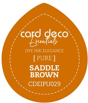 Card Deco Essentials Fade-Resistant Dye Ink Saddle Brown