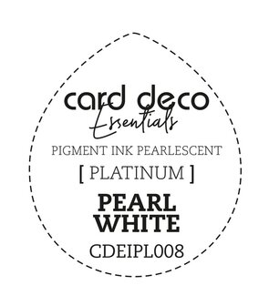 Card Deco Essentials Fast-Drying Pigment Ink Pearlescent Pearl White