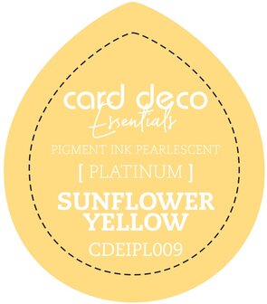 Card Deco Essentials Fast-Drying Pigment Ink Pearlescent Sunflower Yellow