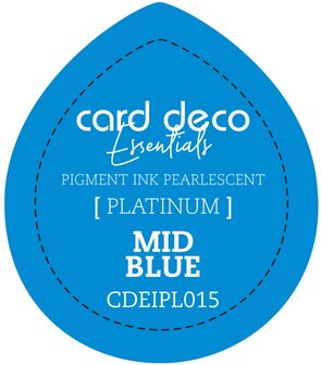 Card Deco Essentials Fast-Drying Pigment Ink Pearlescent Mid Blue