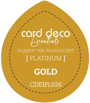 Card Deco Essentials Fast-Drying Pigment Ink Pearlescent Gold