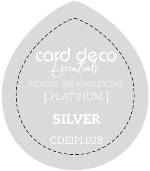 Card Deco Essentials Fast-Drying Pigment Ink Pearlescent Silver