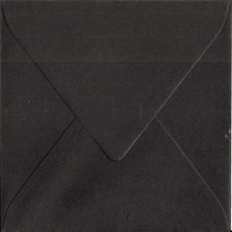 Enveloppen 14x14 10 Zwart (120gr.) -