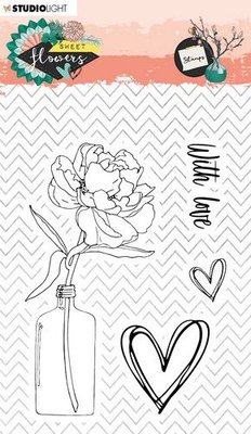 Studio Light Stamp A6 Sweet Flowers nr.436 STAMPSFL436 (03-20)