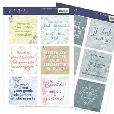 JATD1001 Tekst Designs - Jeanine's Art - Sensitive Moments (NL)