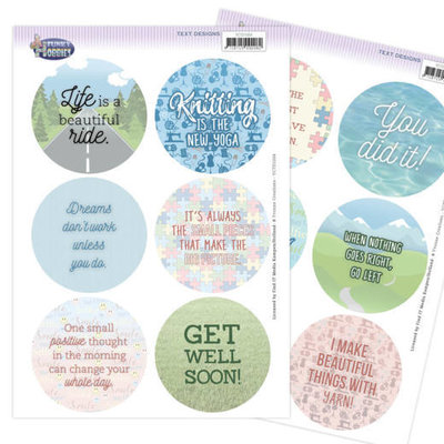 YCTD1004 Text Designs - Yvonne Creations - Funky Hobbies (EN)