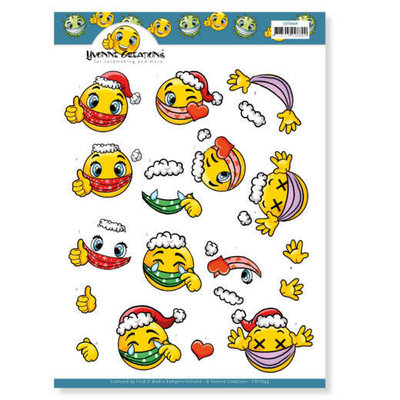 CD11644 3D Cutting Sheet - Yvonne Creations - Covid Christmas 1