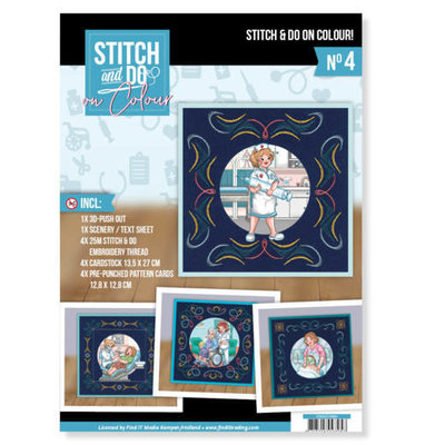 STDOOC10004 Stitch and Do on Colour 004 - Yvonne Creations - Bubbly Girls Professions