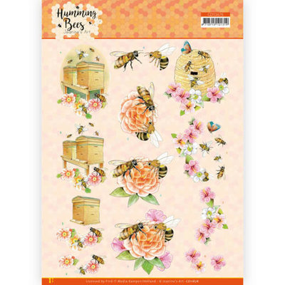 CD11676 3D Cutting Sheet - Jeanine's Art - Humming Bees - Beehive