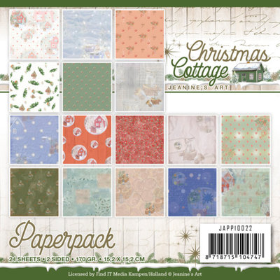 JAPP10022 Paperpack - Jeanine's Art - Christmas Cottage