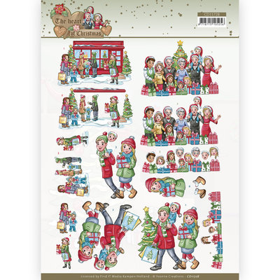 CD11728 3D Cutting Sheet - Yvonne Creations - The Heart of Christmas - Shopping