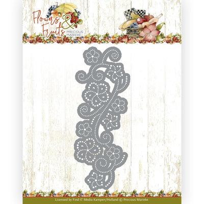 PM10219 Dies - Precious Marieke - Flowers and Fruits - Fruit Blossom Border