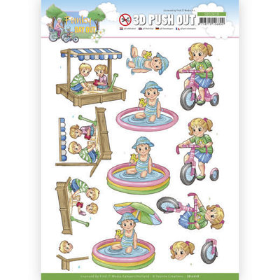 SB10618 3D Push Out - Yvonne Creations - Funky Day Out - Playground