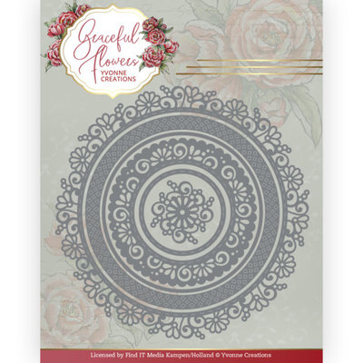 YCD10261 Dies - Yvonne Creations - Graceful Flowers - Graceful Circle