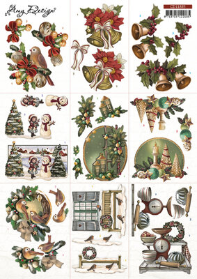 CD11885 3D Cutting Sheets - Amy Design - Christmas Mini 2