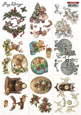 CD11884 3D Cutting Sheets - Amy Design - Christmas Mini 1