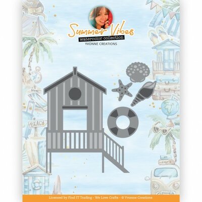 YCD10317 Dies - Yvonne Creations - Summer Vibes - Beach House