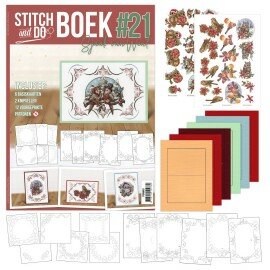 STDOBB021 Stitch and do Book 21 - Christmas Feathers