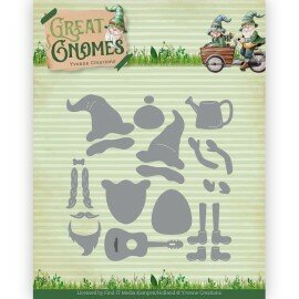 YCD10351 Dies - Yvonne Creations - Great Gnomes - Great Gnome Couple