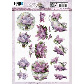 CD12160 3D Cutting Sheets - Berries Beauties - Lovely Lilacs - Lovely Bouquets