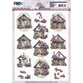 CD12159 3D Cutting Sheets - Berries Beauties - Lovely Lilacs - Lovely Houses