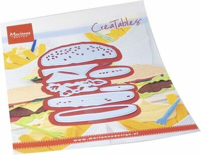 Marianne D Creatable Broodje hamburger LR0867 63x93mm (06-24)