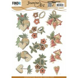 CD11975 3D Cutting Sheets - Jeanine's Art - Christmas Ornaments