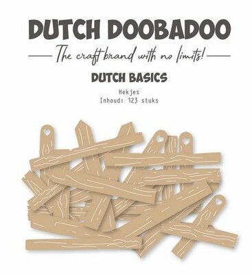 Dutch Doobadoo Die Cuts Hekjes 123 st 472.953.005 (07-24)