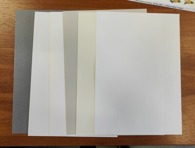Pakket karton A4 - natuur kleuren - 6x10 vel