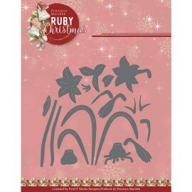 PM10270 Dies - Precious Marieke - Ruby Christmas - Ruby Amaryllis