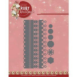 PM10269 Dies - Precious Marieke - Ruby Christmas - Ruby Rosttes