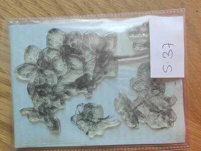 S37 Clear Stamp Bloemen (2e kans)