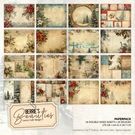 BBPPA410003 Paperpack - Berries Beauties - Vintage Christmas - A4