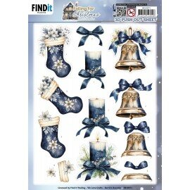 3D Push Out - Berries Beauties - Falling for Christmas - Lantern