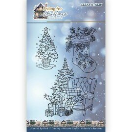 Clear Stamps - Berries Beauties - Falling for Christmas - Chair