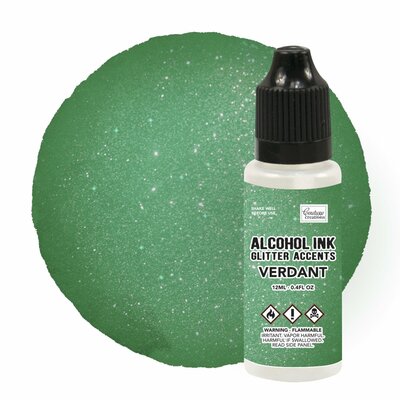 Couture Creations Alcohol Ink Glitter Accents Verdant 12ml (CO727671)