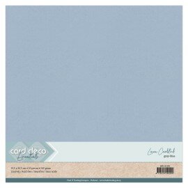 102 Linen Cardstock - 30,5x30,5cm  Grijsblauw  10 vel