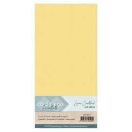 101 Linen Cardstock - 4K  Zachtgeel  10 vel