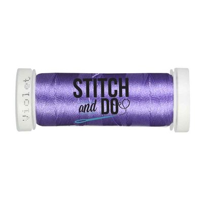 Stitch & Do 200 m - Borduurgaren - Linnen – Violet