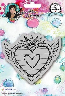 Studio Light Cling Stamp Hearts Art By Marlene 2.0 nr.24 STAMPBM24