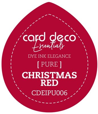 Card Deco Essentials Fade-Resistant Dye Ink Christmas Red