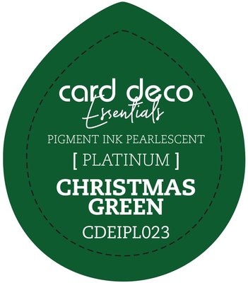 Card Deco Essentials Fast-Drying Pigment Ink Pearlescent Christmas Green