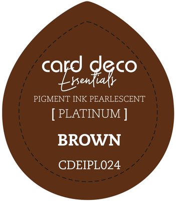 Card Deco Essentials Fast-Drying Pigment Ink Pearlescent Brown