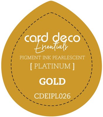 Card Deco Essentials Fast-Drying Pigment Ink Pearlescent Gold